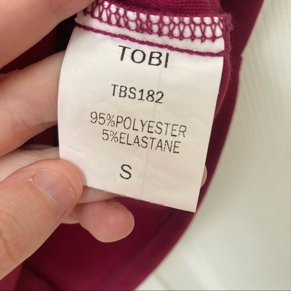 Tobi Tube Bodycon Tight Pencil Mini Skirt Purple/Pink Color Taylor Swift vibes - Picture 3 of 4